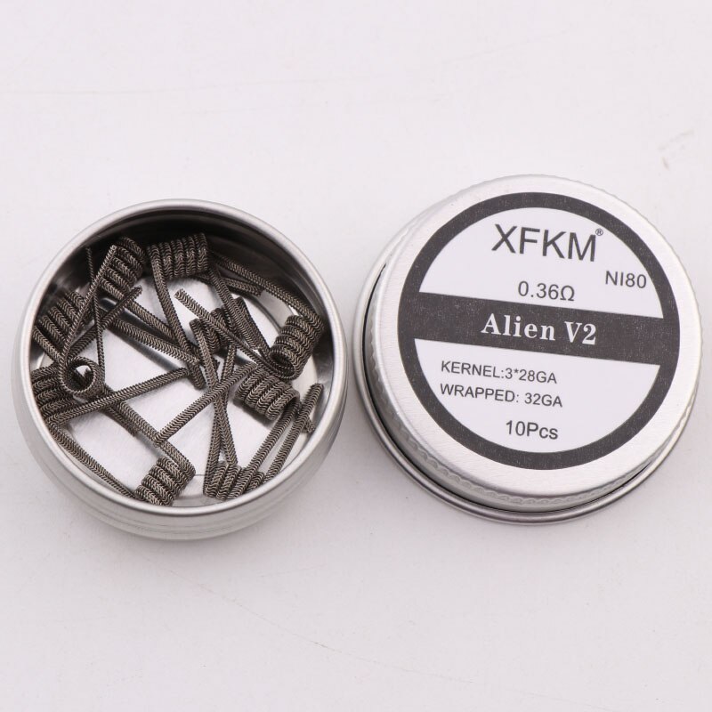 ο XFKM NI80 A1 SS316L 10 /    ܰ V2 ̾    ̾ ´ RDA RDTA DIY й